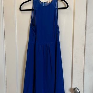 Blue Rebecca Taylor silk dress